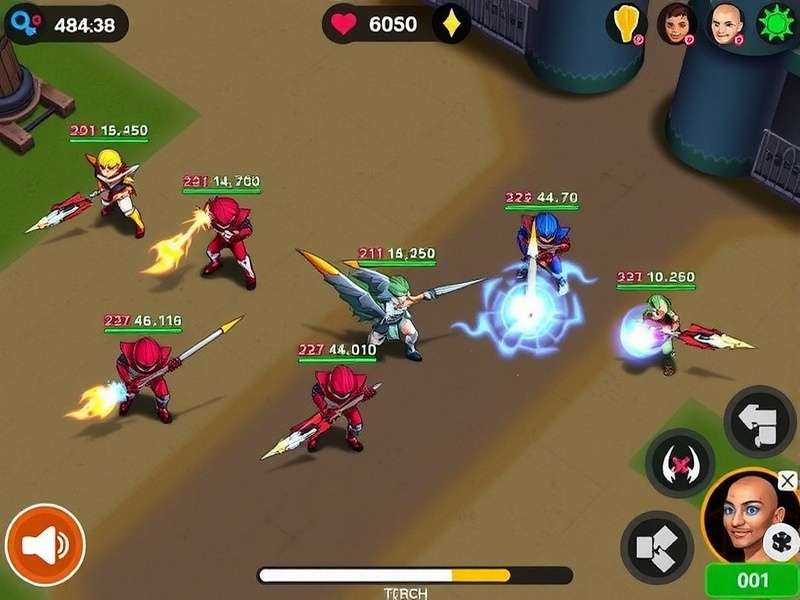 Torch Titans Battle Interface